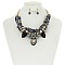 Elegant Style Twisted Bead Fashion Necklace Set SLN1140
