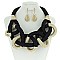 Ethnic Braided Statement Necklace Set MEZN1208