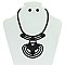 FASHIONABLE METAL STATEMENT NECKLACE SET SLN1257
