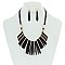 BAR STATEMENT NECKLACE SET MEZN1262
