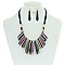 BAR STATEMENT NECKLACE SET MEZN1262