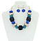 LARGE BEADS STATEMENT NECKLACE SET MEZN1266