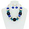 TRENDY BEADED FASHION NECKLACE SET SLN1266