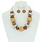 TRENDY BEADED FASHION NECKLACE SET SLN1266