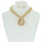 Metal Mesh Snake Necklace Set MEZN1296