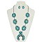 Trendy Statement Squash Blossom Necklace Set SLN1467