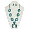 Trendy Statement Squash Blossom Necklace Set SLN1467