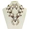 FASHIONABLE STATEMENT SQUASH BLOSSOM NECKLACE SET SLN1470