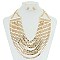 MULTI LAYERED Chain STATEMENT NECKLACE SET MEZN1492