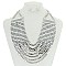MULTI LAYERED Chain STATEMENT NECKLACE SET MEZN1492