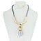 Trendy Velvet Necklace Set W/ Ball Pendant SLN1522