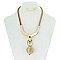 Trendy Velvet Necklace Set W/ Ball Pendant SLN1522