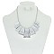 Trendy Metal Trapezoid Necklace Set SLN1555