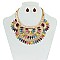 Trendy Statement Rhinestone Bib Nk Set SLN1577