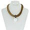 Fashionable 3 Line Velvet W/ Pearl Drop SLN1686