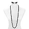 Trendy 8mm Brad 42in Natural Bead Necklace SLN1710