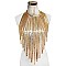 Fashionable Dangly Metal Chain Necklace SLN1749