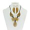 TRENDY GENUINE HORN FASHION NECKLACE SET SLN1770