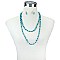 Trendy 8mm Glass Beaded Necklace SLN1886