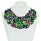 TRENDY KENTE PATTERN NECKLACE SLN1924