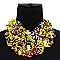 TRENDY KENTE PATTERN NECKLACE SLN1924