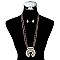 EXOTIC NAVAJO PEARL SQUASH BLOSSOM NECKLACE SET SLN1944