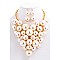 CHUNKY PEARL NECKLACE SET