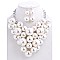 CHUNKY PEARL NECKLACE SET