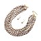 ROUND FLAT LINK NECKLACE SET