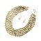 ROUND FLAT LINK NECKLACE SET