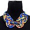 KENTE THEME TWIST FASHION NECKLACE