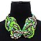 KENTE THEME TWIST FASHION NECKLACE