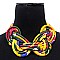 KENTE THEME TWIST FASHION NECKLACE