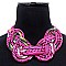 KENTE THEME TWIST FASHION NECKLACE