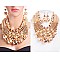 BEADED 7-LINE FASHION NECKLACE SET
