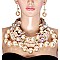 LRG PEARL AND RHINESTONE NECKLACE SET