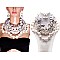LRG PEARL AND RHINESTONE NECKLACE SET