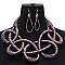 LOOPED ROPE NECKLACE SET