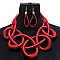 LOOPED ROPE NECKLACE SET