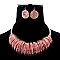 WRAPPED METAL WIRE NECKLACE SET