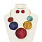 ROUND DISC FASHION NECKLACE SET
