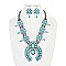 SQUASH BLOSSOM NAVAJO PEARL NECKLACE SET