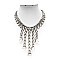 PEARL DROPS METAL NECKLACE SET