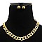 LINKED CUBAN CHAIN W/ STONES
