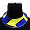 KENTE PATTERN COLLAR NECKLACE