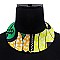 KENTE PATTERN COLLAR NECKLACE