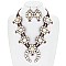 Western Navajo Floral SQUASH Blossom Necklace Earring Set