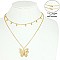 Glamorous Butterfly Chain Necklace