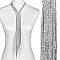 Elegant Cr-s S Rs 2mm Fringe Long Neck