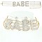UNIQUE WORD CHOKER BABE